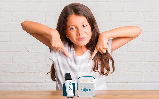 El Kit Mini Karaoke con diseño de Stitch ya está disponible en Chile