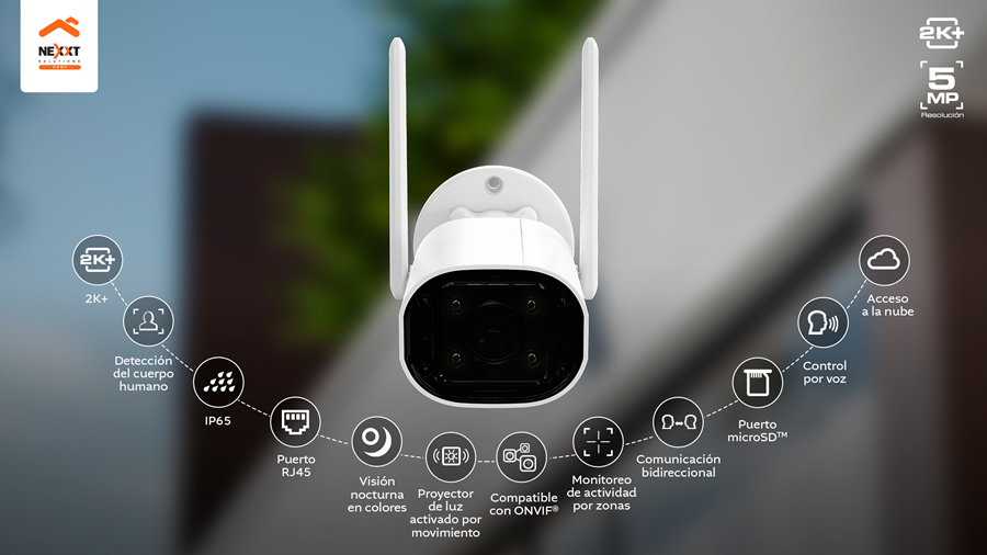 Nexxt Home presenta en Chile su nueva cámara Wi-Fi para exteriores