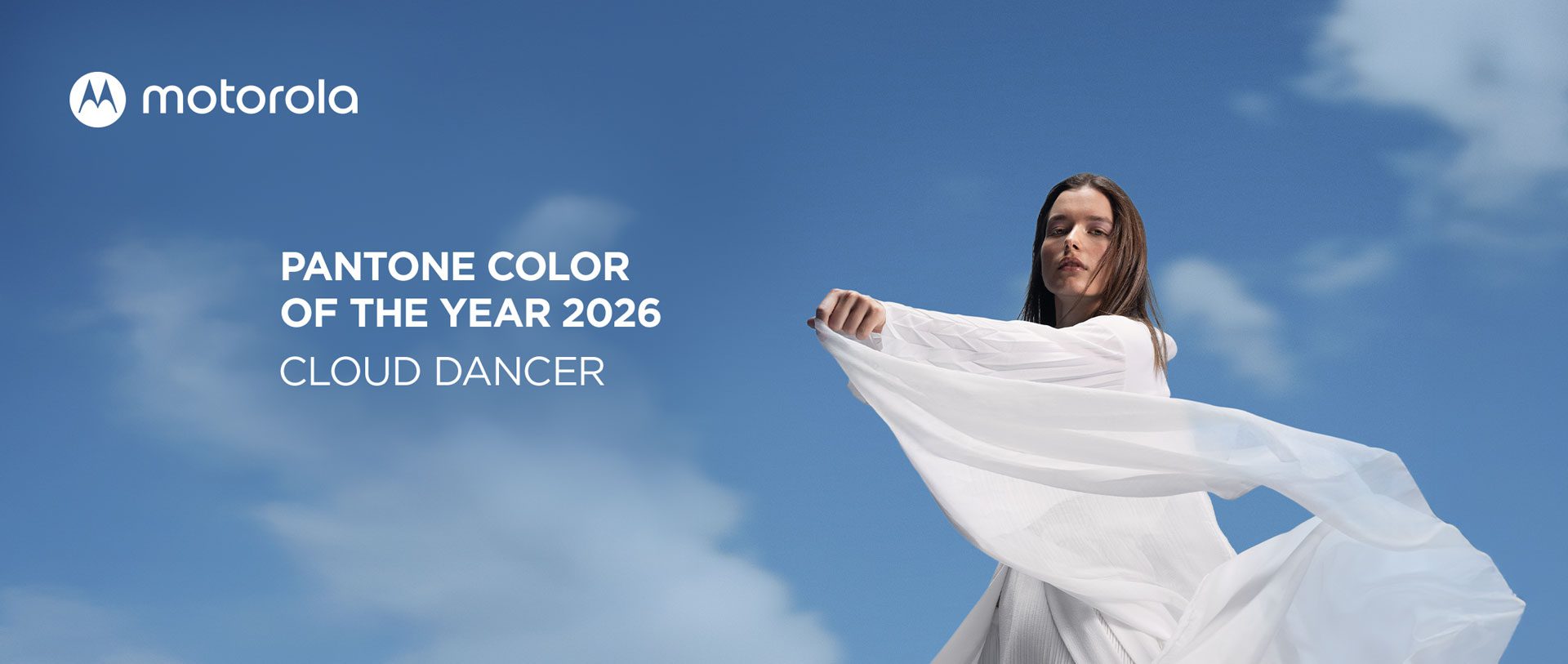 Motorola y Pantone presentan el Color Pantone del Año 2026: Cloud Dancer4 de diciembre de 2025