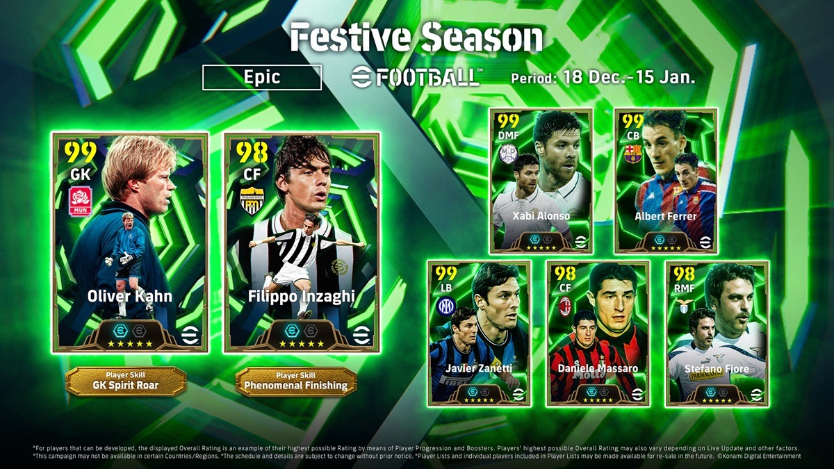 ¡Vive el espíritu festivo! eFootball™ lanza su campaña especial de fin de año