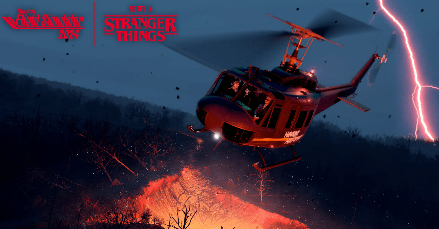 Stranger Things de Netflix aterriza en Microsoft Flight Simulator 2024Por Jorg Neumann, Director de Microsoft Flight SimulatorPublicado el 9 de diciembre de 2025
