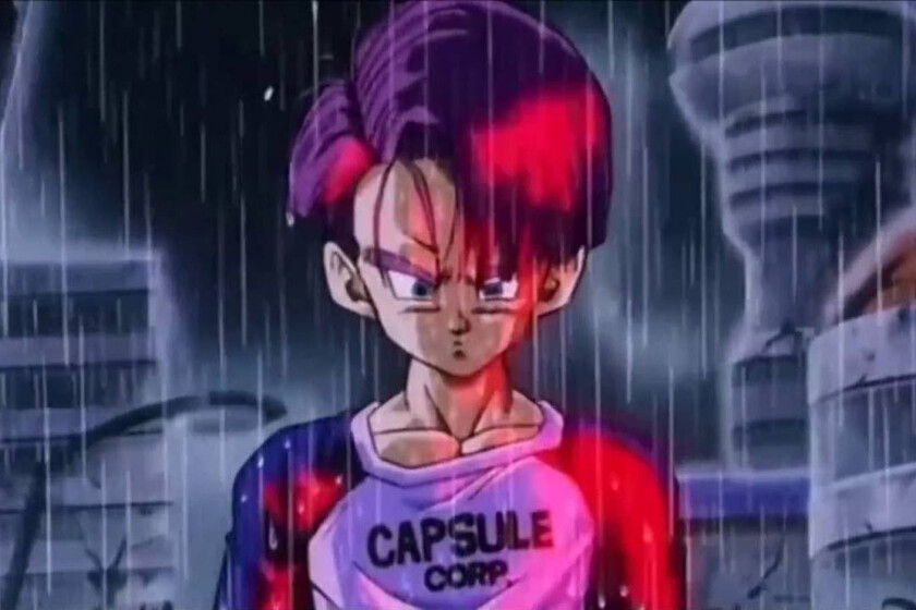 La escena de Trunks Super Saiyan no fue canon en la obra original