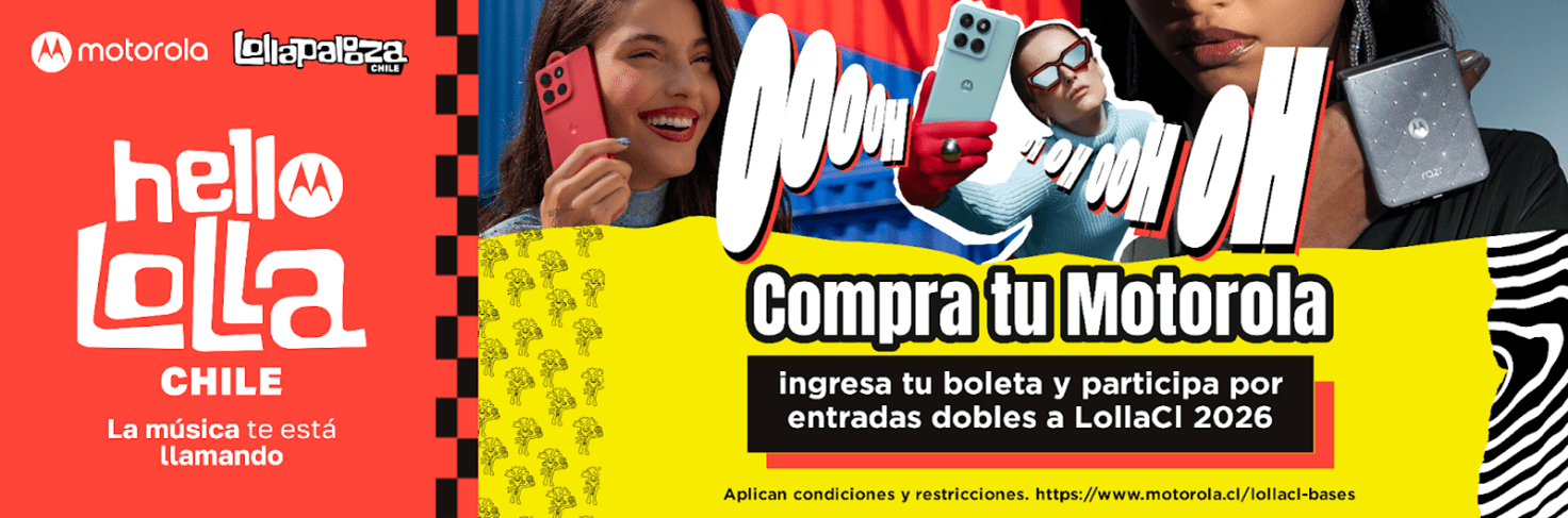 helloLolla: Motorola vuelve a ser parte del festival musical más grande de Santiago