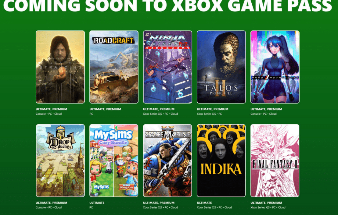 Próximos lanzamientos en Xbox Game Pass: llegan Warhammer 40,000: Space Marine II, Death Stranding Director’s Cut y más