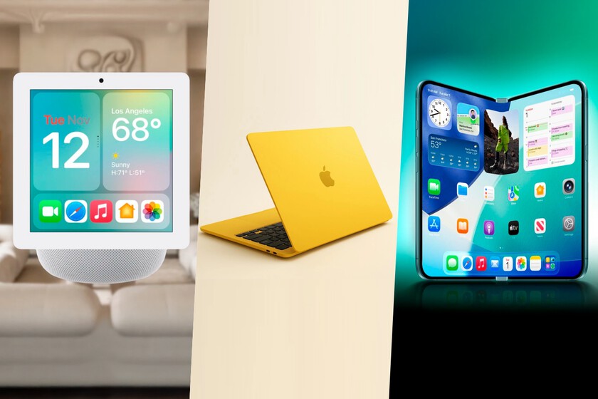 Tres productos de Apple que están en mi cesta de la compra