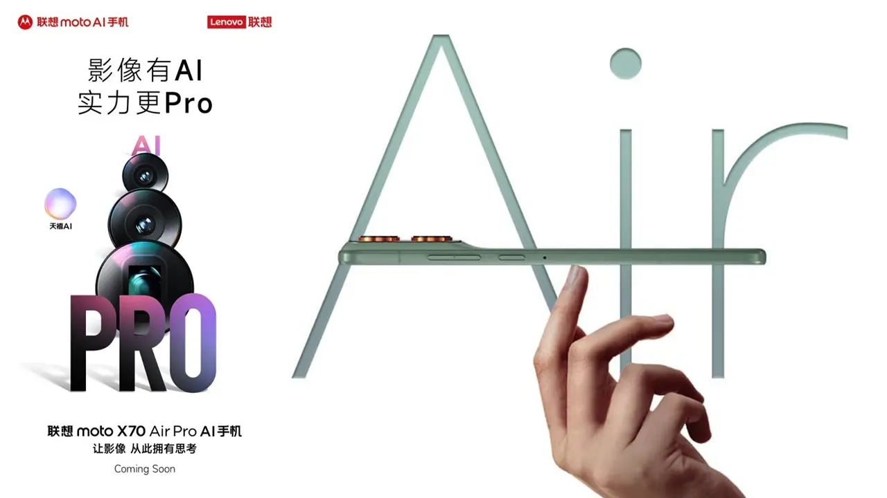 Moto X70 Air Pro: Especificaciones Filtradas Antes de su Lanzamiento