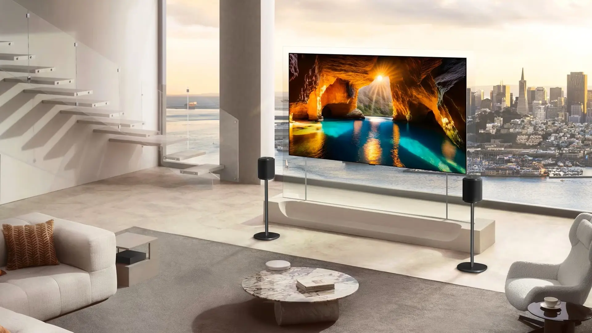 LG se enfoca en televisores Micro RGB, equipos de sonido inalámbricos y IA en CES 2026