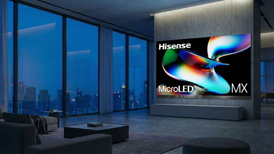 Hisense presenta la primera pantalla RGBY MicroLED de la industria