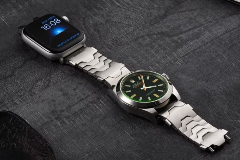 La correa que reúne a Apple Watch y reloj mecánico: una solución para elegantes y tecnófilos