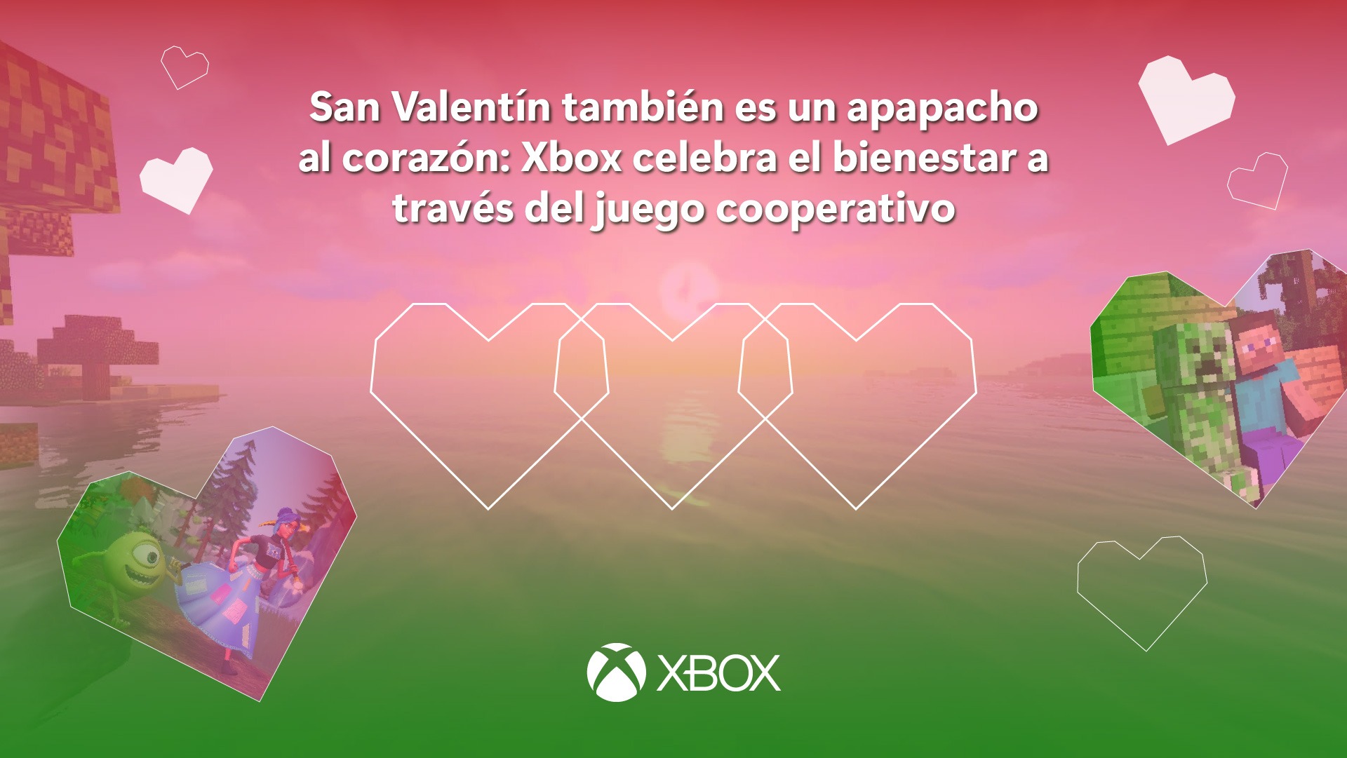San Valentín también puede ser un abrazo al alma: Xbox celebra el bienestar compartido a través del juego en equipo