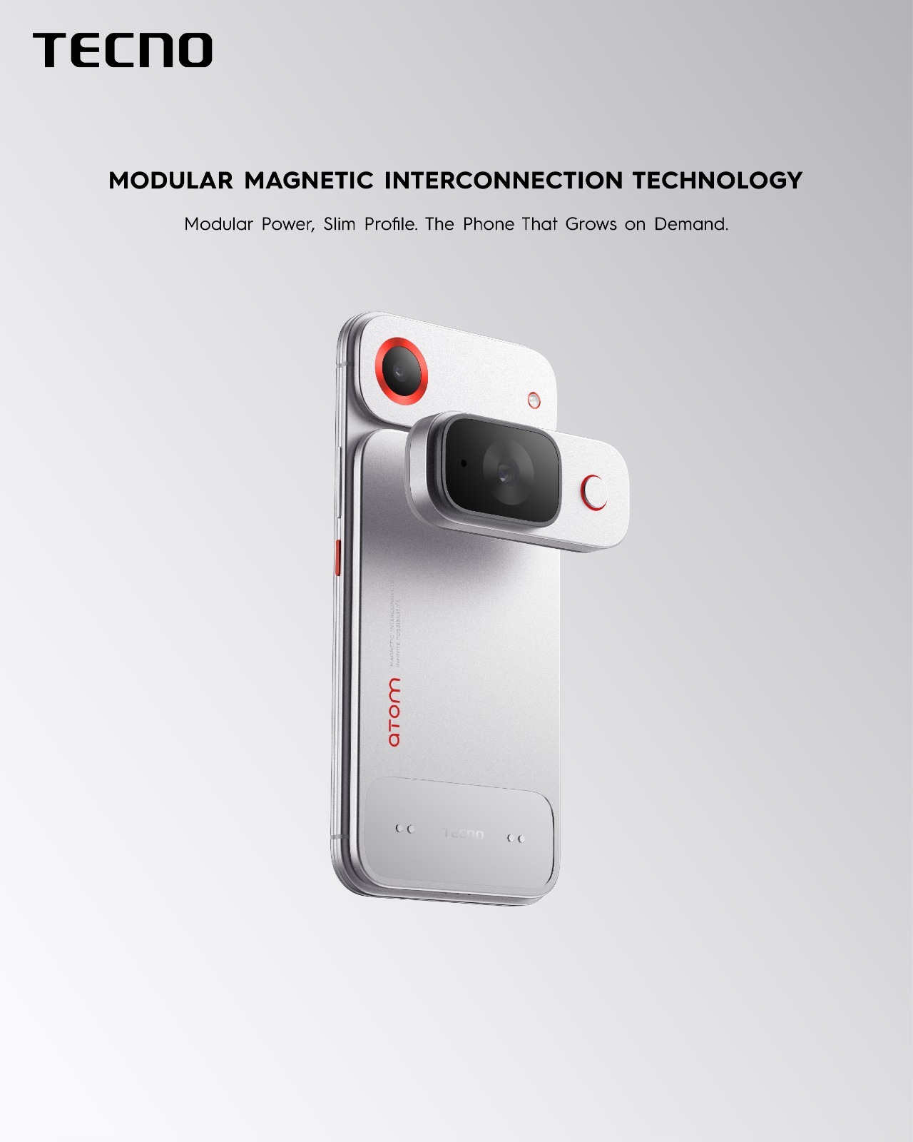 TECNO Mobile revela el concepto de smartphone modular más delgado del mundo
