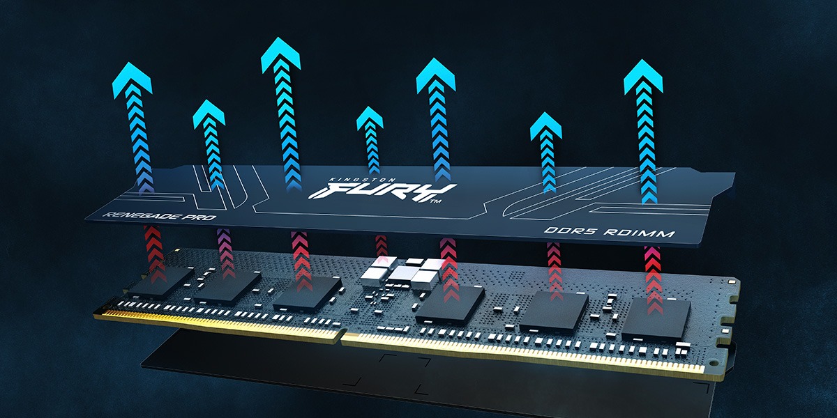 Kingston FURY incrementa velocidades en su línea de memorias Renegade Pro RDIMM