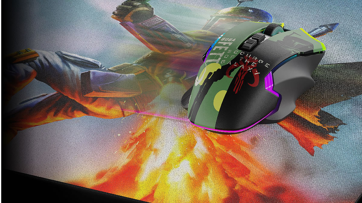 PRIMUS lanza en Chile su nueva colección inspirada en combate: mouse y mousepad edición Boba Fett